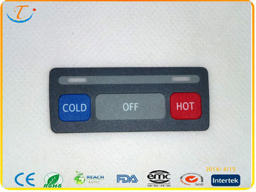Control Panels Graphic Overlays Key With Printing , 3M467 3M468 Adhesive