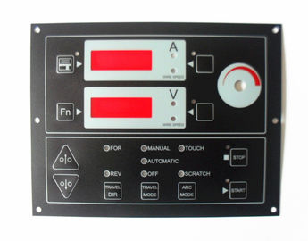 Glossy Window LED Backlit Membrane Switch FPC / PCB / silicone rubber For Equipment