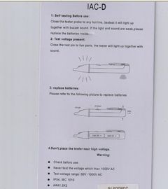 Handheld Non Contact AC Voltage Detector Compact for  testing circuit breakers