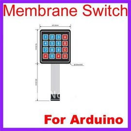 Flexible PET Membrane Switch Keyboard With Embossed Metal Dome